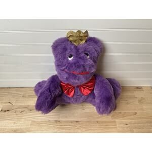 Ms Noah RARE Frog Prince Plush NWT - PURPLE W/ BOWTIE & CROWN PATRICK JEREMIAH